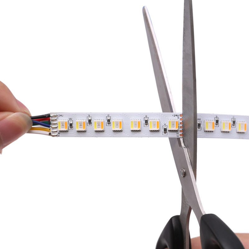 DC24V 112LEDs/m Highest Density 5-In-1 RGBWW LED Strip SMD5050 16.4FT DC24V 112LEDs/m Highest Density 5-In-1 RGBWW LED Strip SMD5050 16.4FT